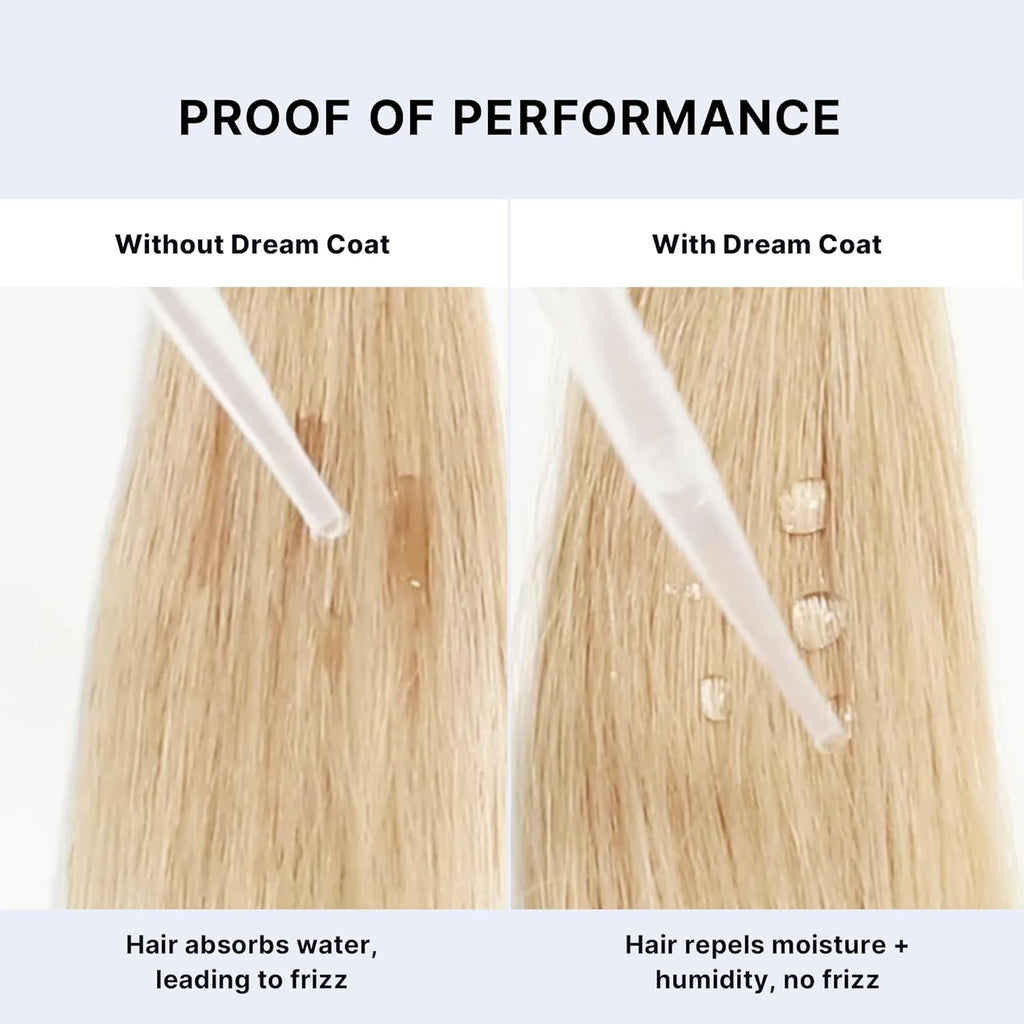 Color Wow Dream Coat Anti-Frizz Spray – Humidity-Proof Heat Protectant for Silky Glass Hair