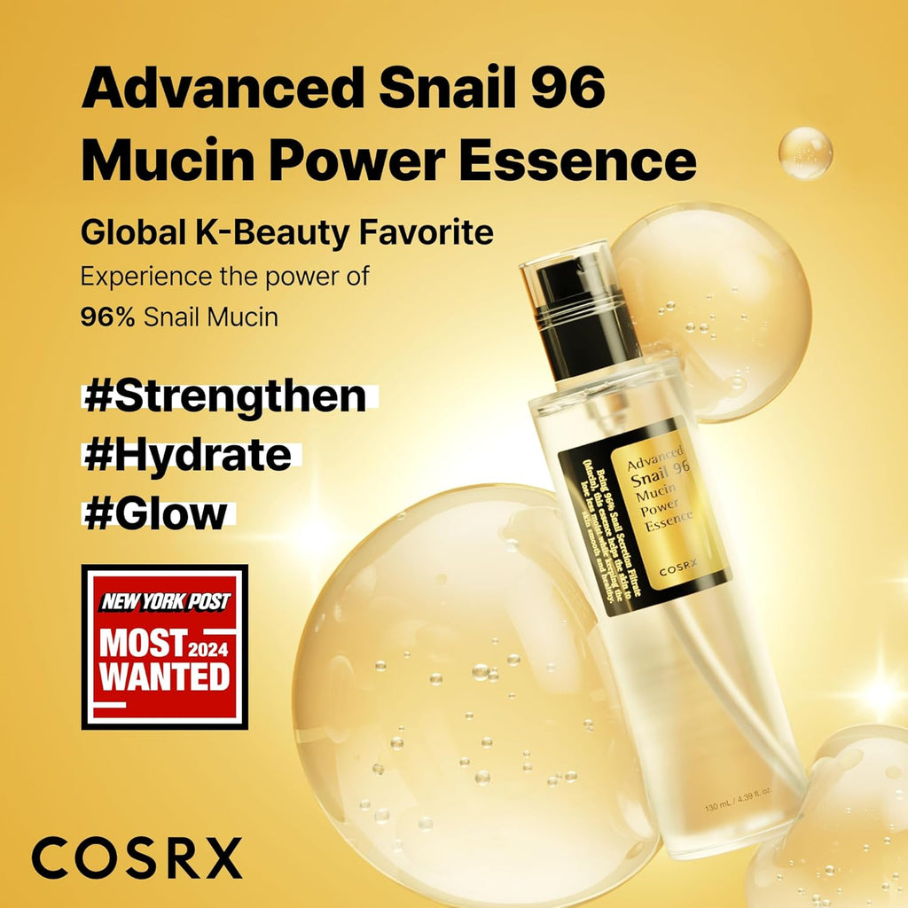 COSRX Snail Mucin Repair Serum – Hydrating Korean Face Serum for Fine Lines, Glow & Skin Renewal