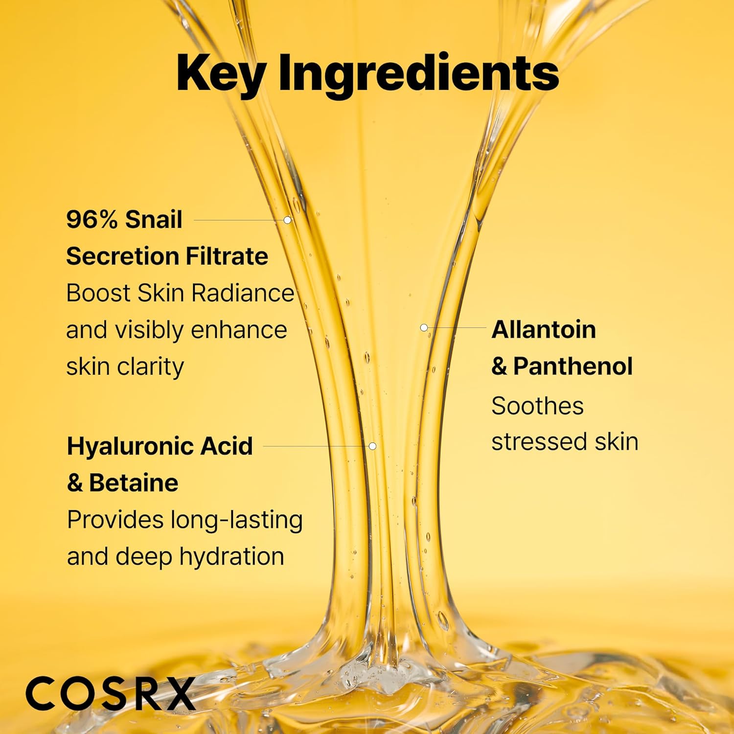 COSRX Snail Mucin Repair Serum – Hydrating Korean Face Serum for Fine Lines, Glow & Skin Renewal