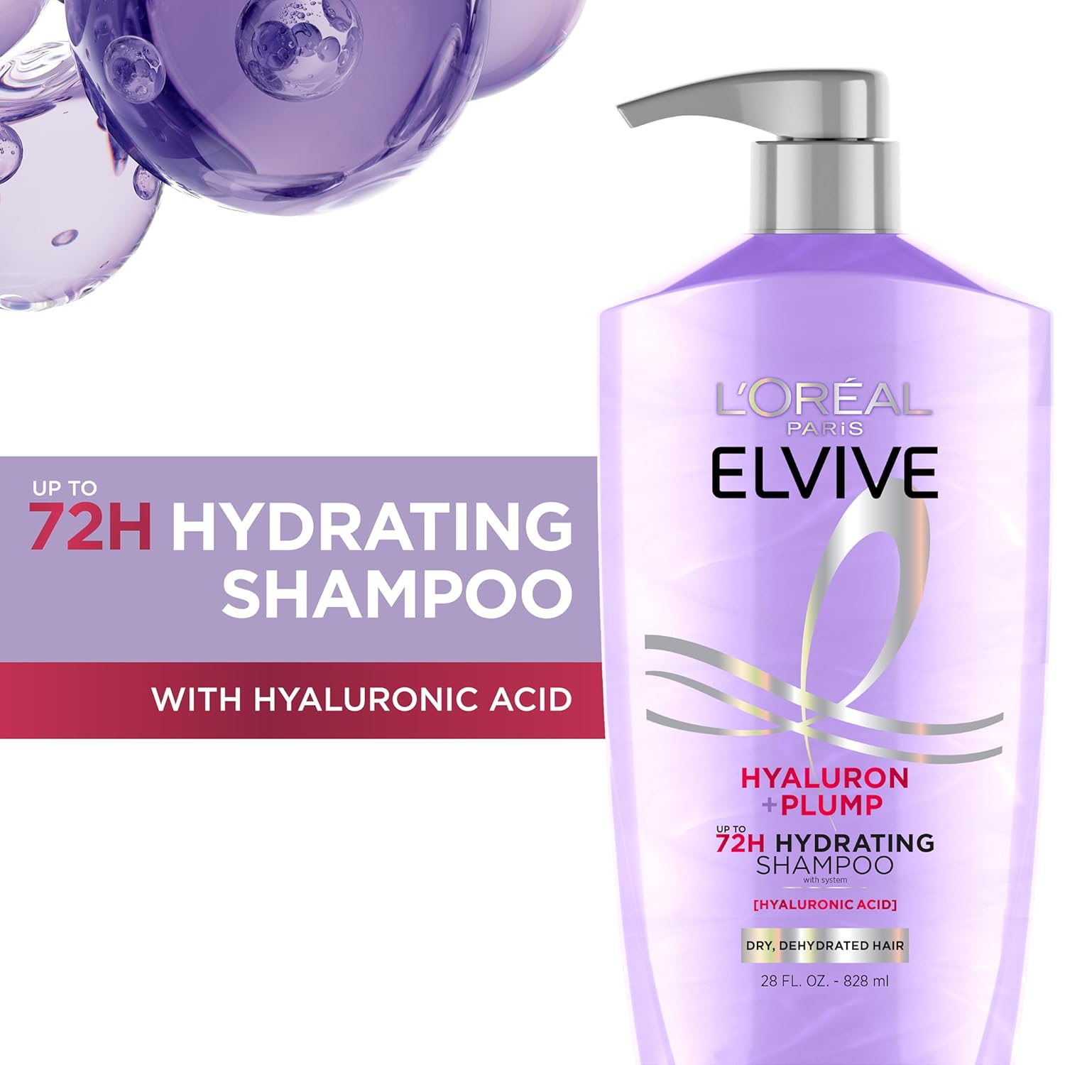 L’Oréal Elvive Hyaluron Plump Hydration Hair Duo – Shampoo & Conditioner Set
