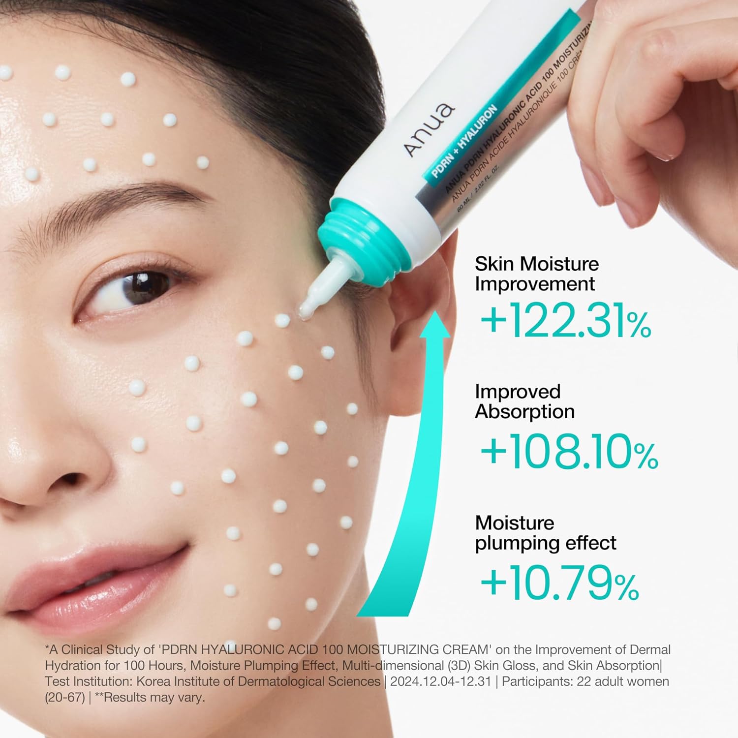 ANUA Glass Skin Hydrating Cream – PDRN & Hyaluronic Acid Moisturizer