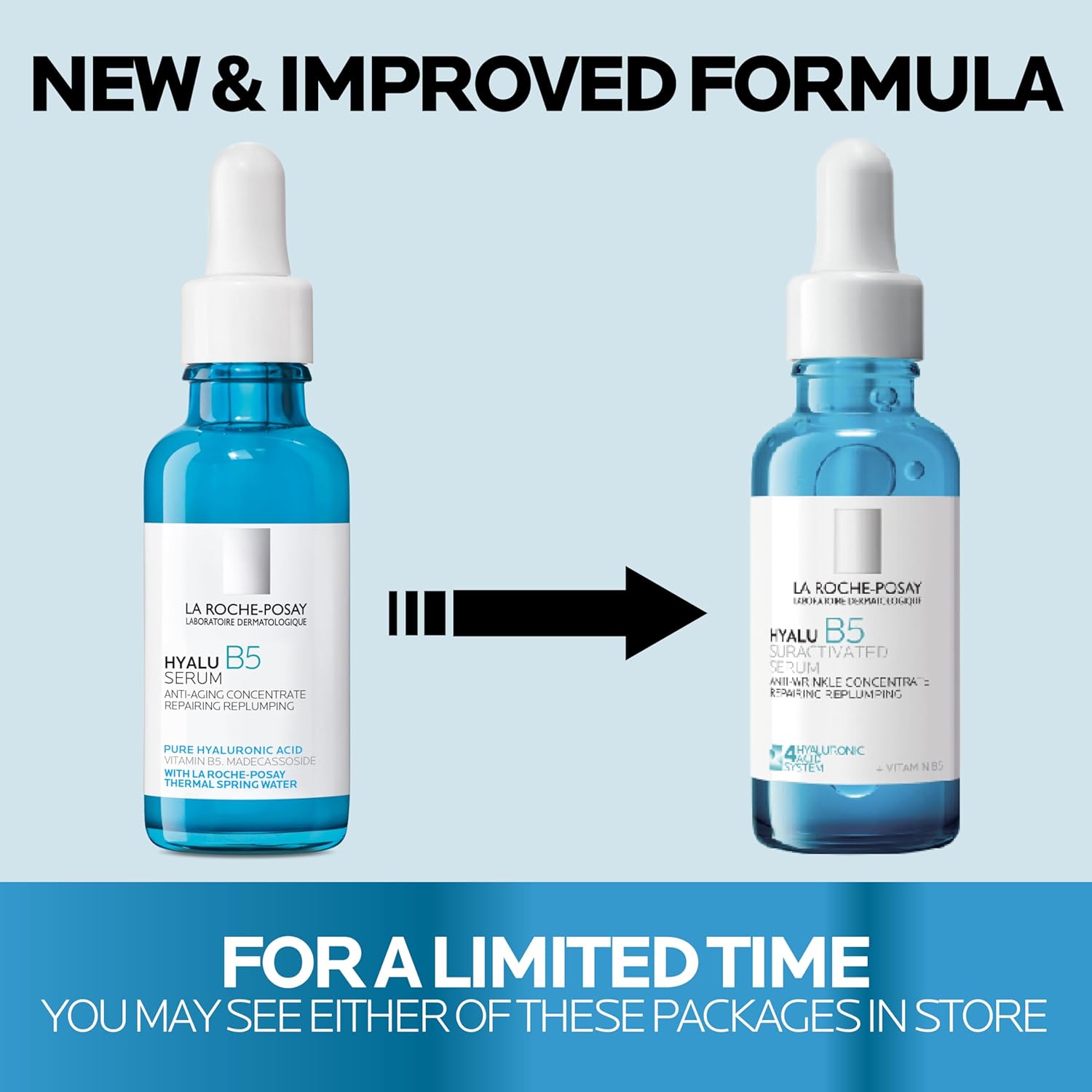 La Roche-Posay Hyalu B5 Plumping Serum – Pure Hyaluronic Acid Hydration & Anti-Aging Repair