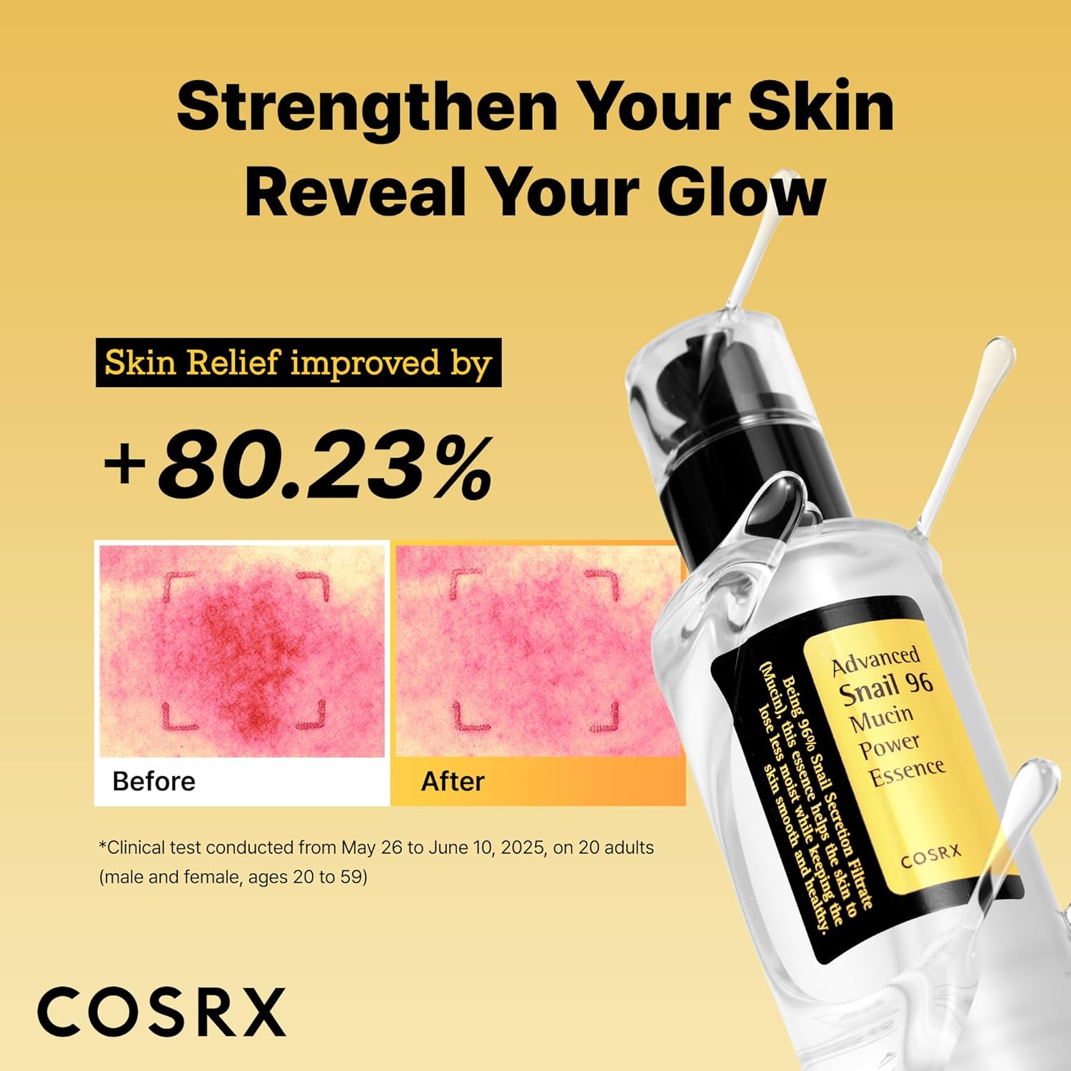 COSRX Snail Mucin Repair Serum – Hydrating Korean Face Serum for Fine Lines, Glow & Skin Renewal
