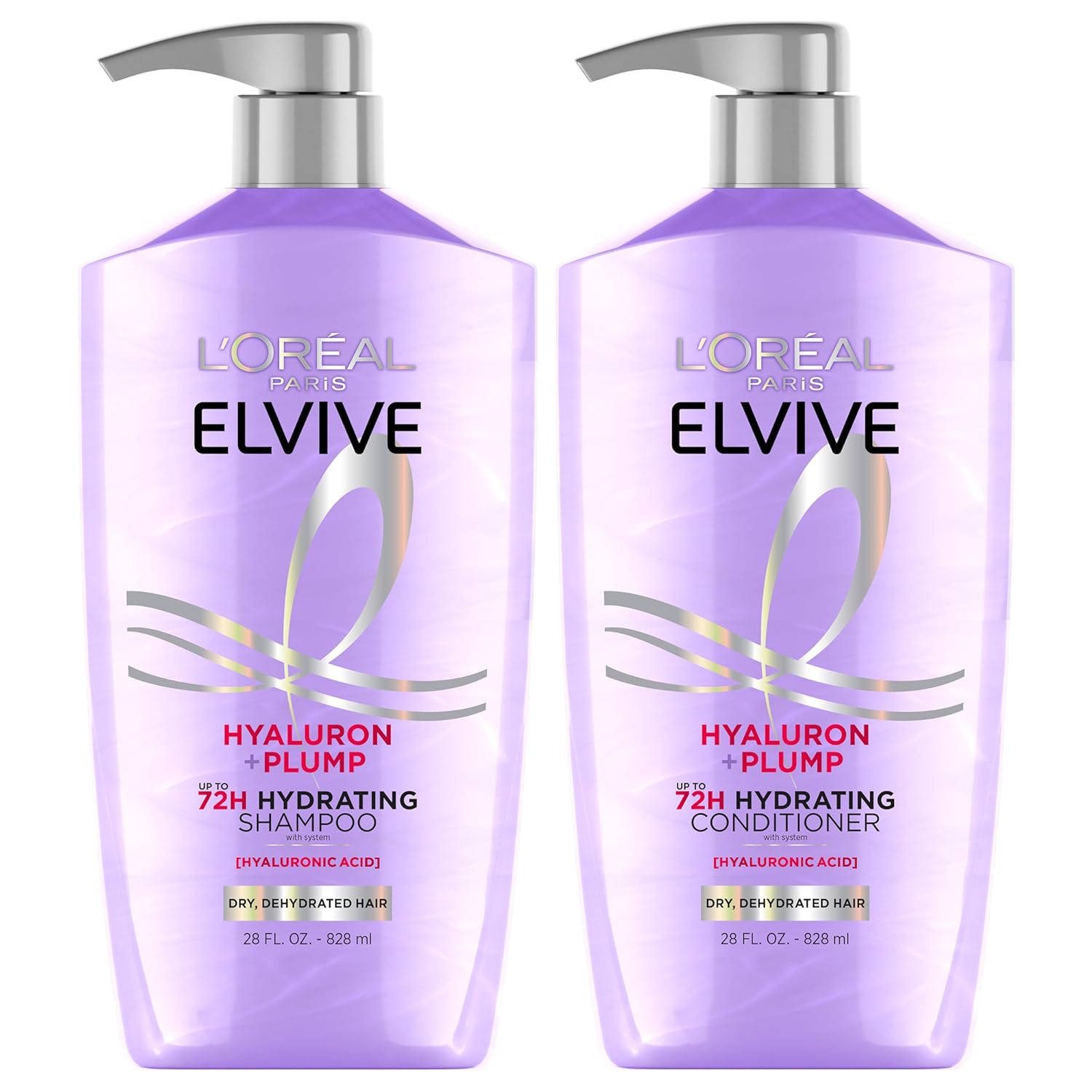 L’Oréal Elvive Hyaluron Plump Hydration Hair Duo – Shampoo & Conditioner Set