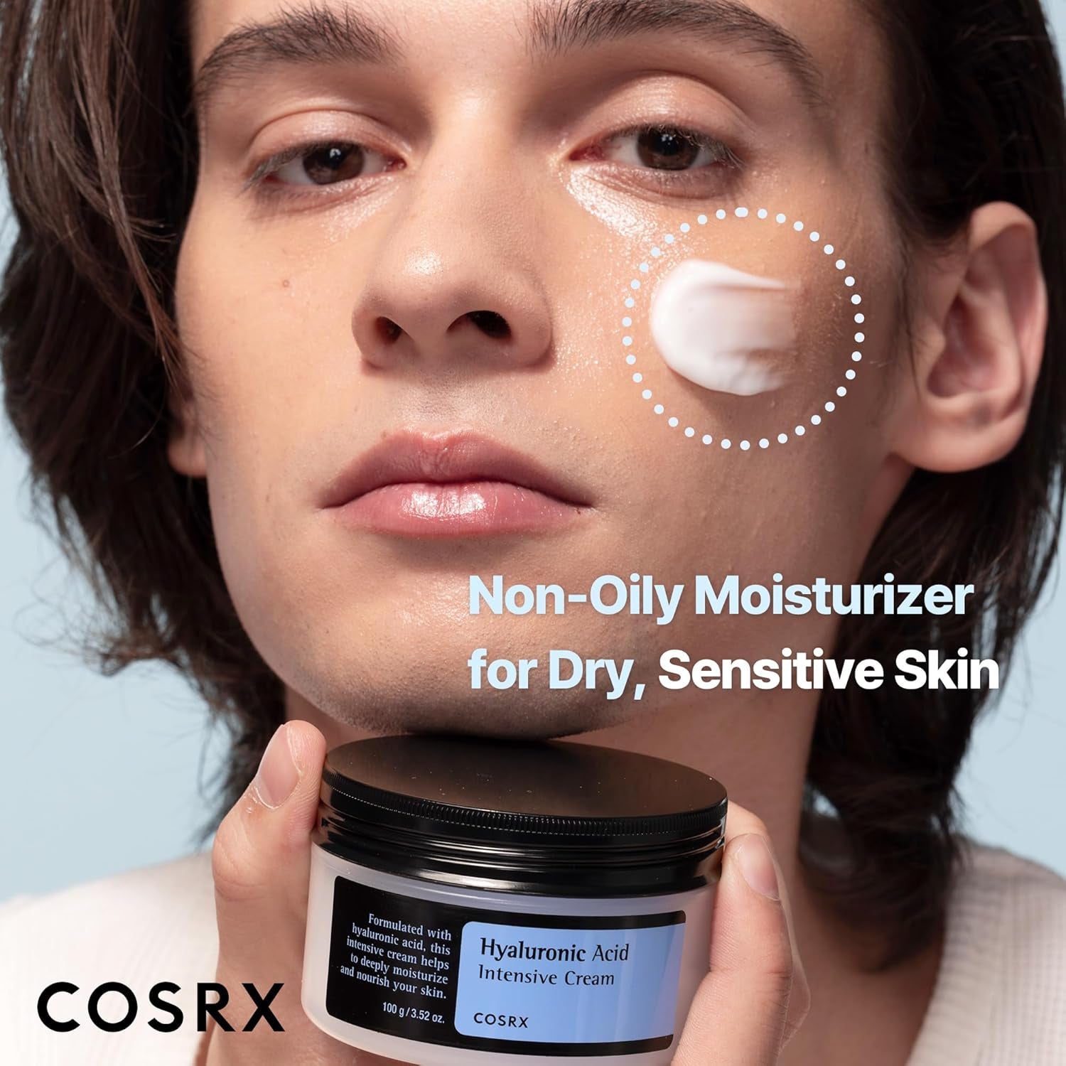 COSRX Hyaluronic Acid Moisturizing Cream – Deep Hydration for Sensitive Skin, 100g