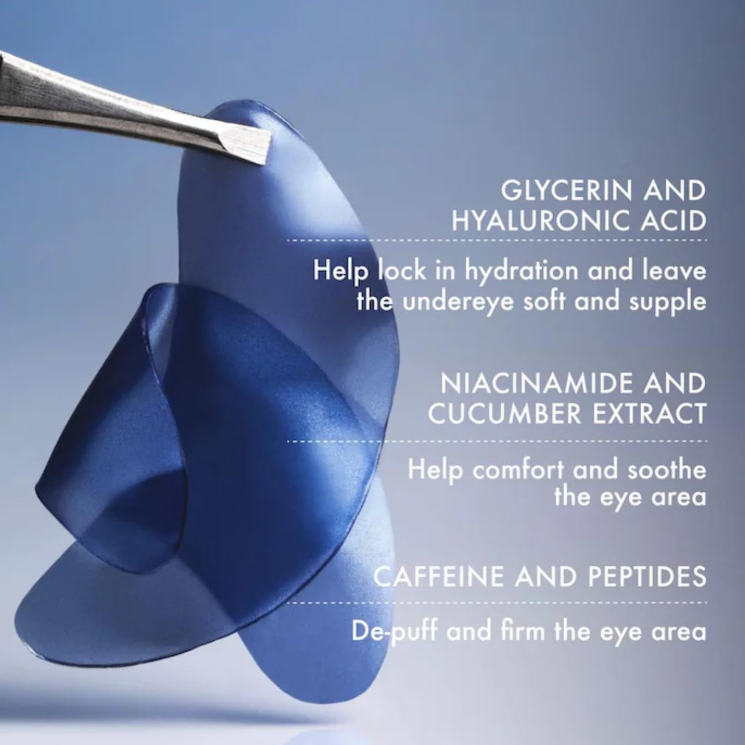 Summer Fridays Jet Lag Eye Patches – Hydrating & Depuffing Caffeine Hydrogel Under-Eye Masks (6 Pairs)