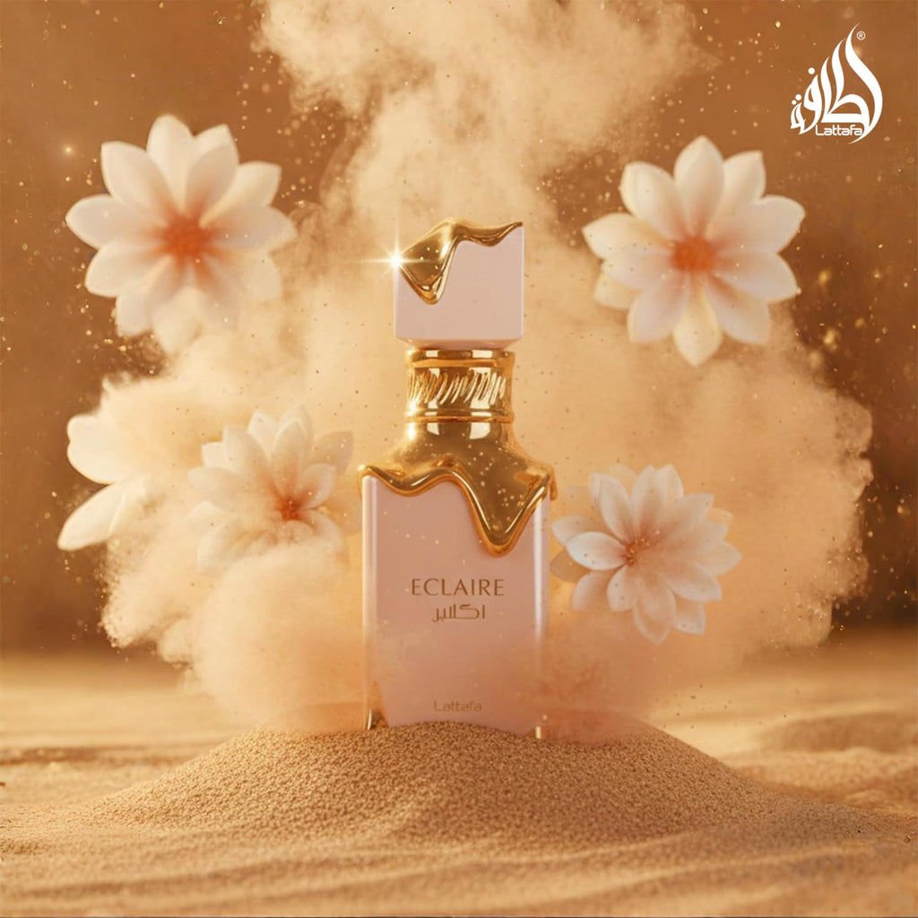 Eclaire - Vanilla, Caramel, Sweet, Floral - Eau De Parfum Long-Lasting Fragrance for Women, 3.40 Ounce / 100 Ml