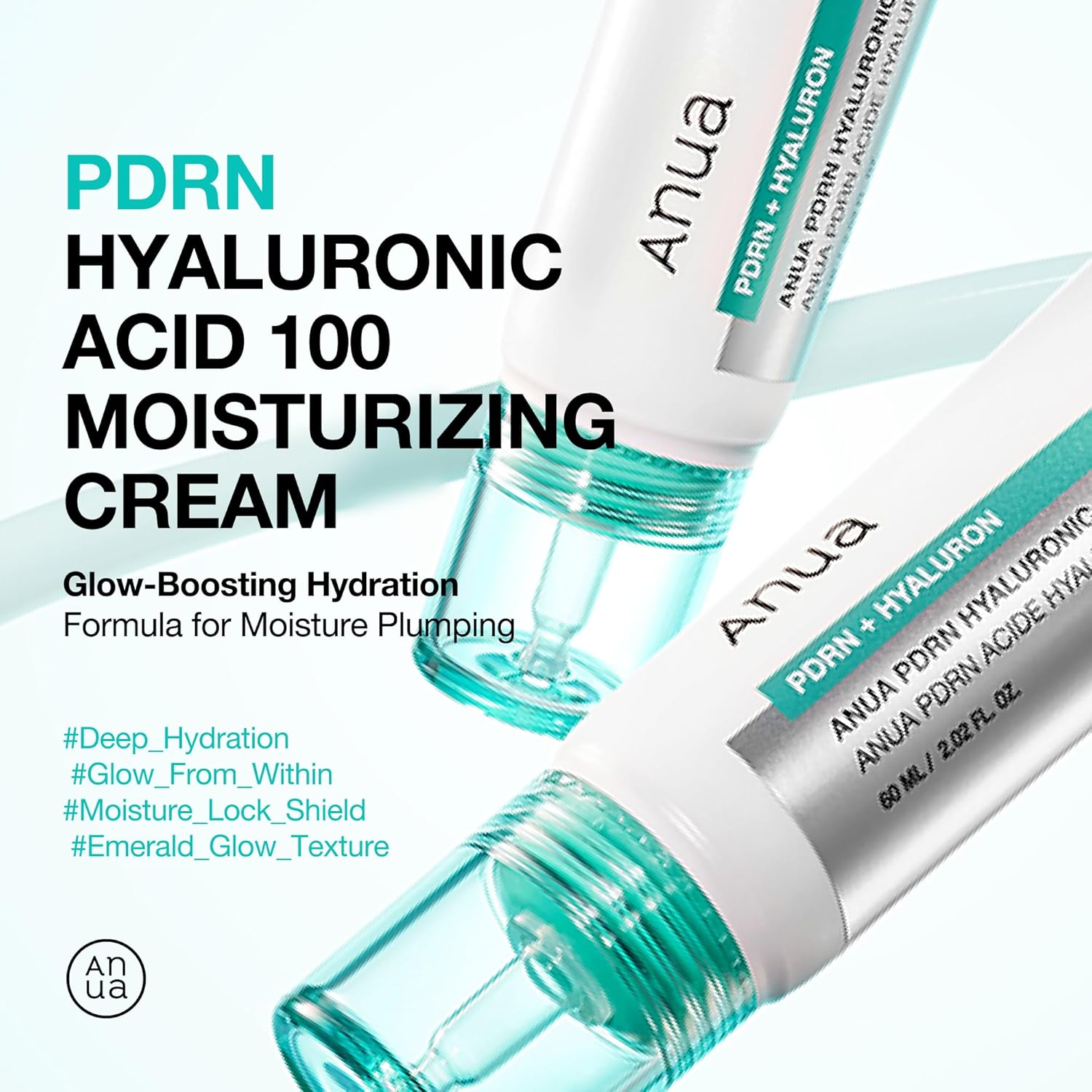 ANUA Glass Skin Hydrating Cream – PDRN & Hyaluronic Acid Moisturizer
