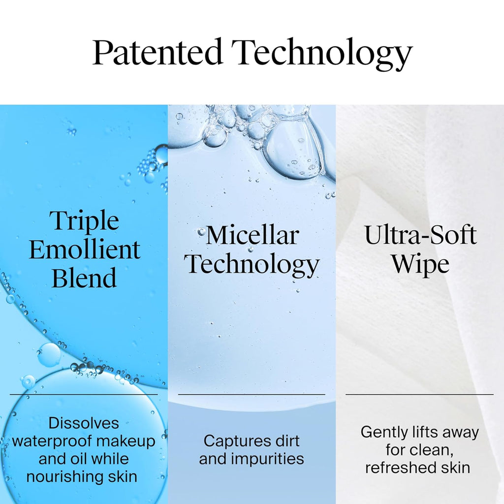 Neutrogena Plant-Based Makeup Remover Wipes – Gentle Micellar Cleansing Towels
