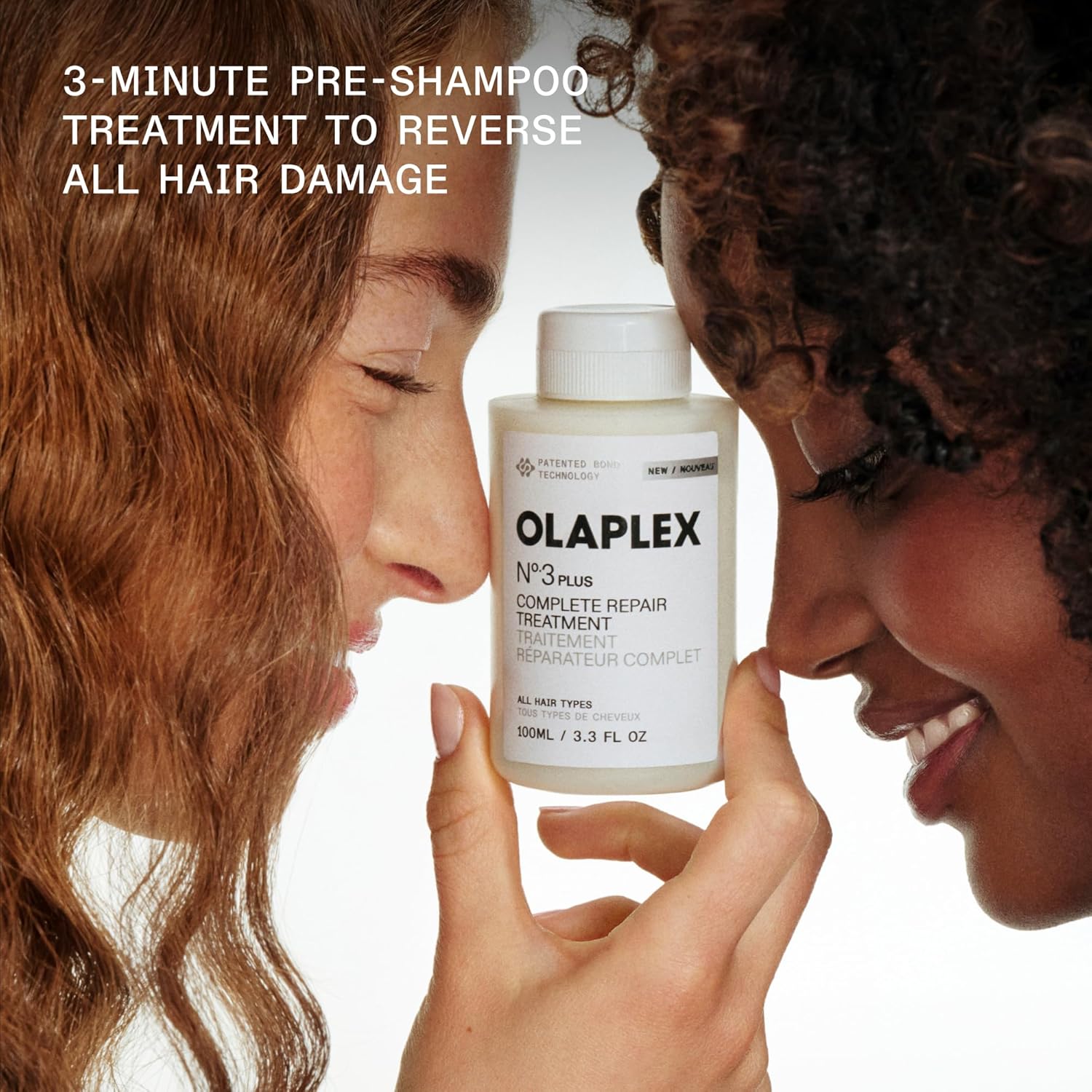 Olaplex N°.3PLUS Complete Repair Hair Treatment – 3-Minute Pre-Shampoo Bond Repair for Damaged, Dry & Chemically Treated Hair