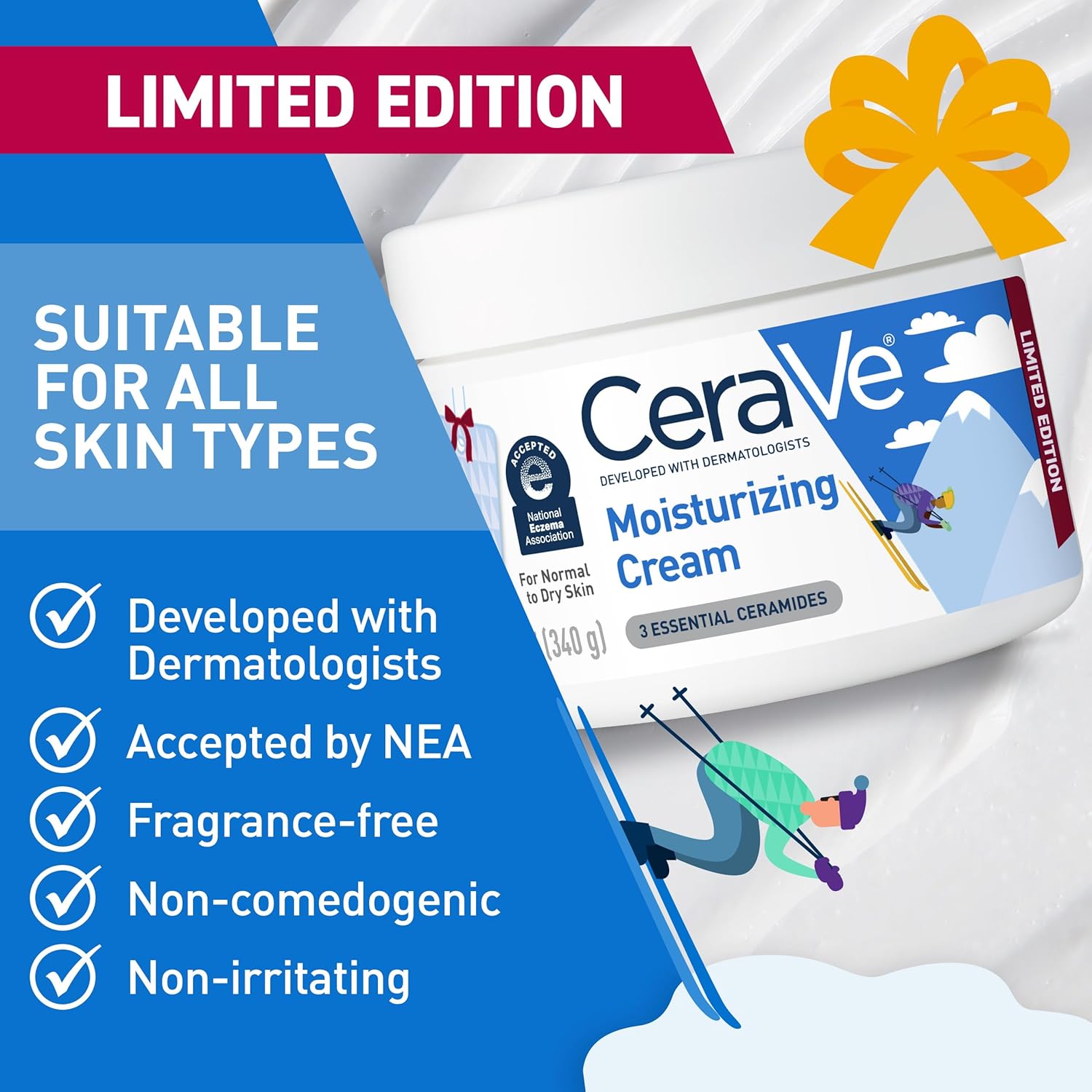 CeraVe Skin Moisturizing Cream, Body and Face Moisturizer for Dry Skin