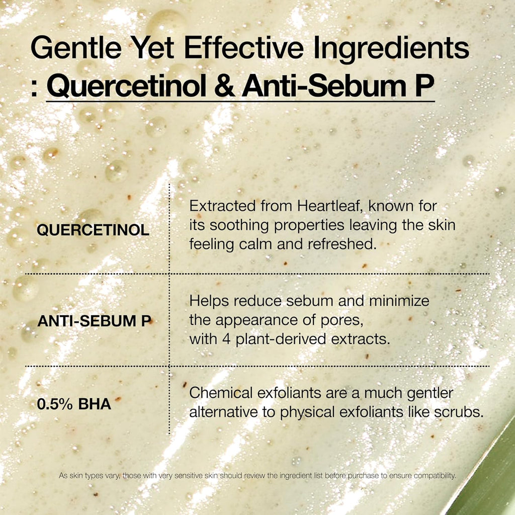ANUA Heartleaf Pore Refining Cleansing Foam – Gentle BHA Cleanser