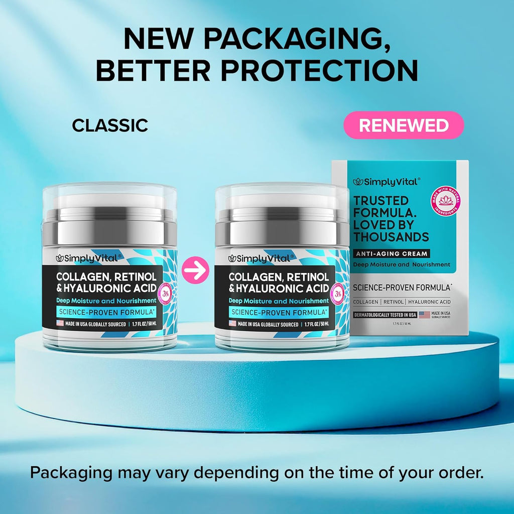 Retinol Collagen Renewal Cream – Firm & Hydrate Daily Moisturizer