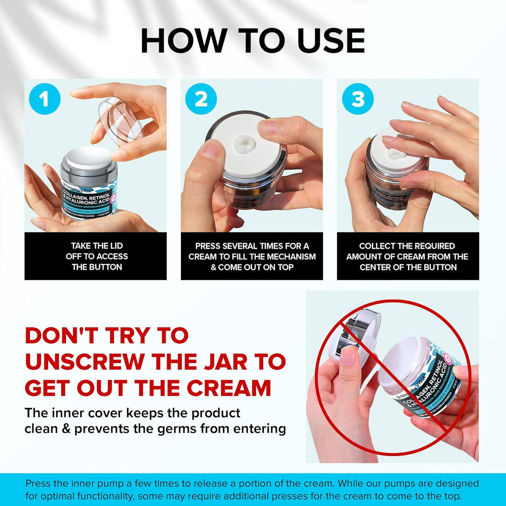Retinol Collagen Renewal Cream – Firm & Hydrate Daily Moisturizer
