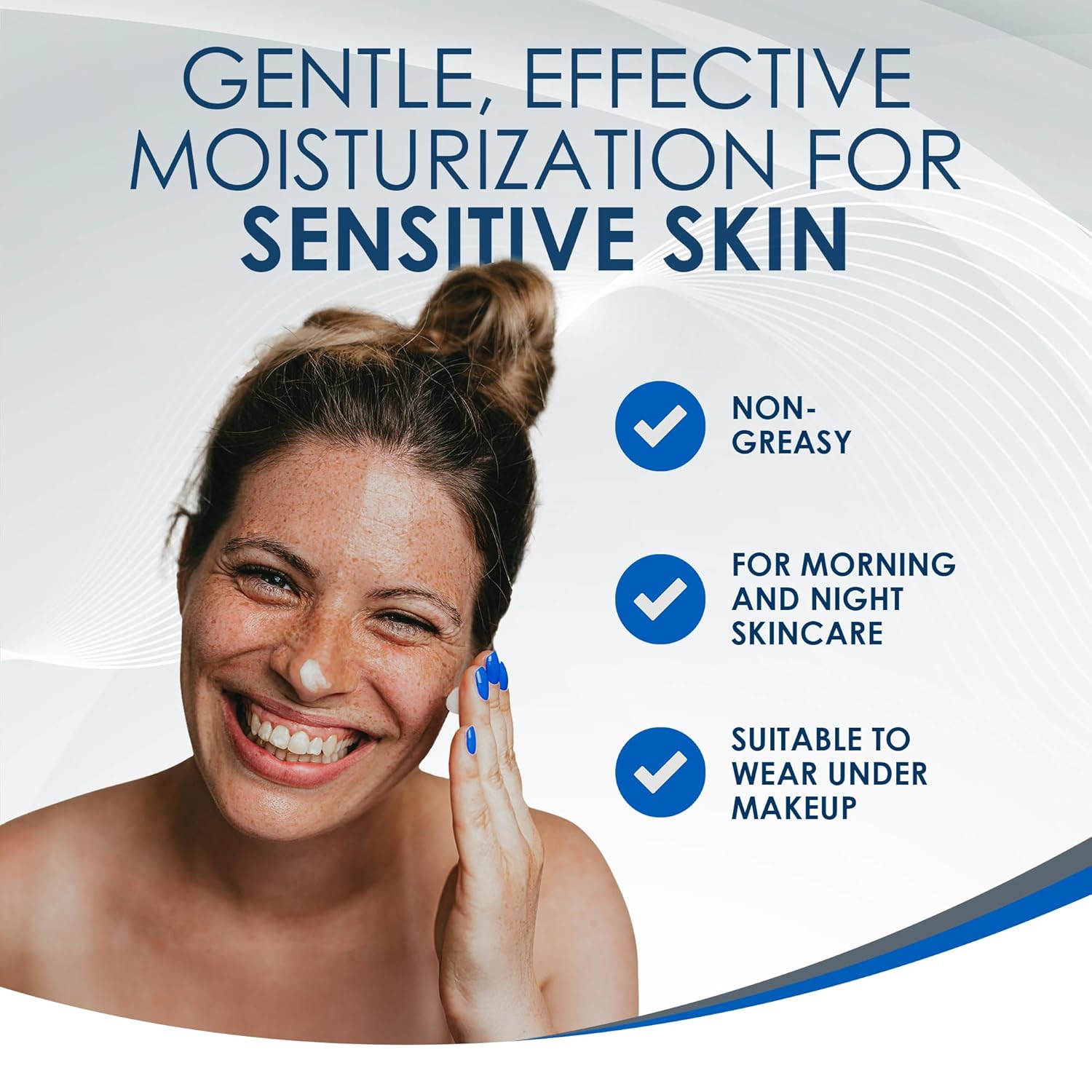 Vanicream Sensitive Skin Daily Facial Moisturizer – Ceramides & Hyaluronic Acid