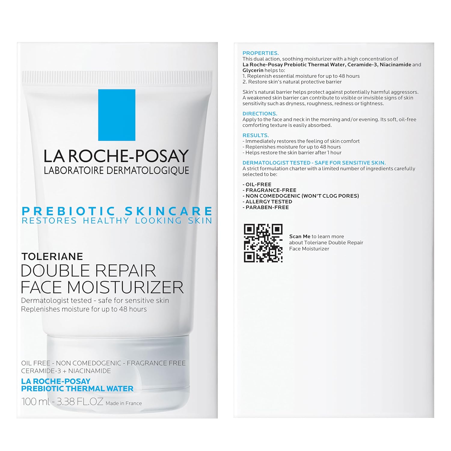 La Roche-Posay Toleriane Double Repair Face Moisturizer (Fragrance-Free)