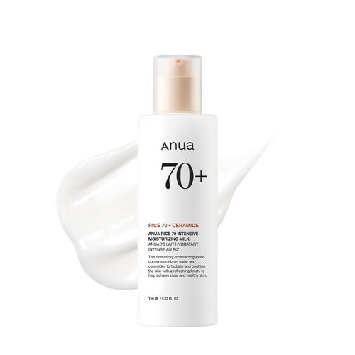 ANUA Rice 70 Deep Hydration Milk – Glow & Nourish Lotion