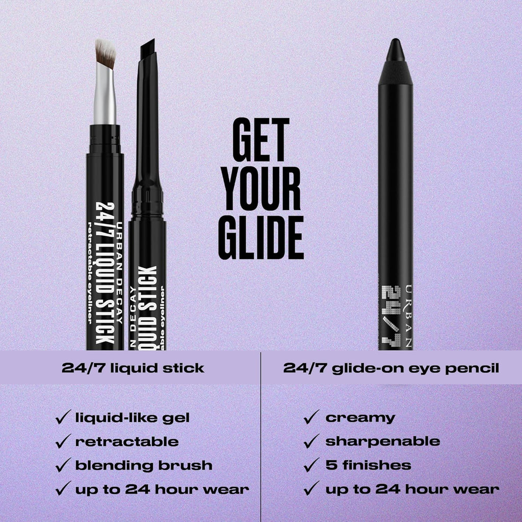 Urban Decay 24/7 Glide-On Eyeliner Pencil – Waterproof Smudge-Proof 16HR Wear