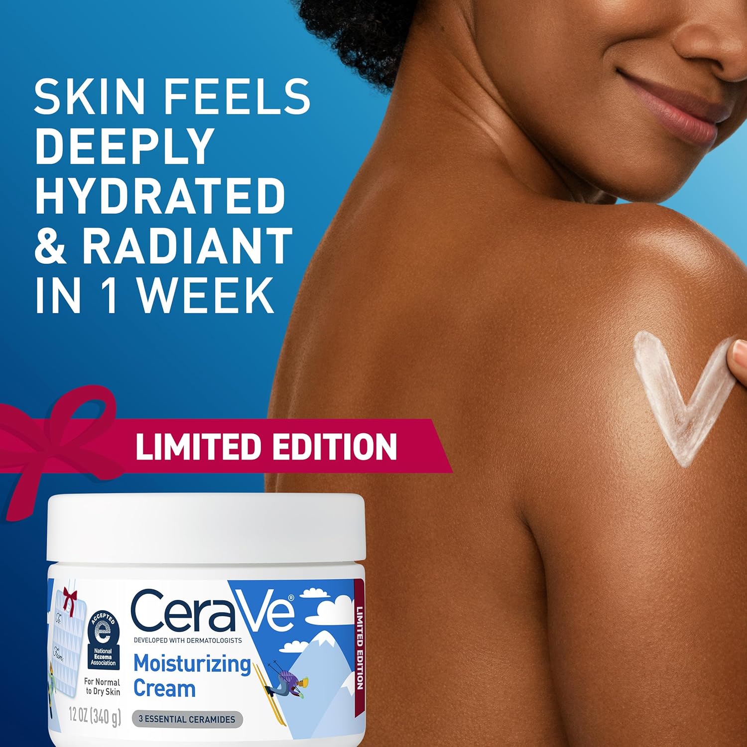 CeraVe Skin Moisturizing Cream, Body and Face Moisturizer for Dry Skin