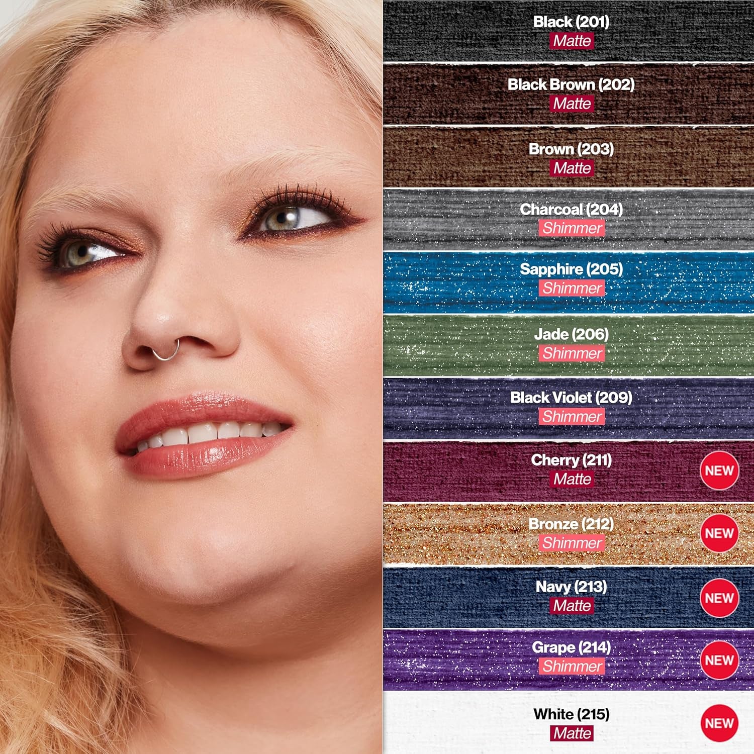 Revlon ColorStay Waterproof Eyeliner Pencil – Smudge-Proof Longwear Black (2 Pack)