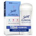 Secret Clinical Strength 100HR Antiperspirant Deodorant – Clear Gel Stress Protection (Women)
