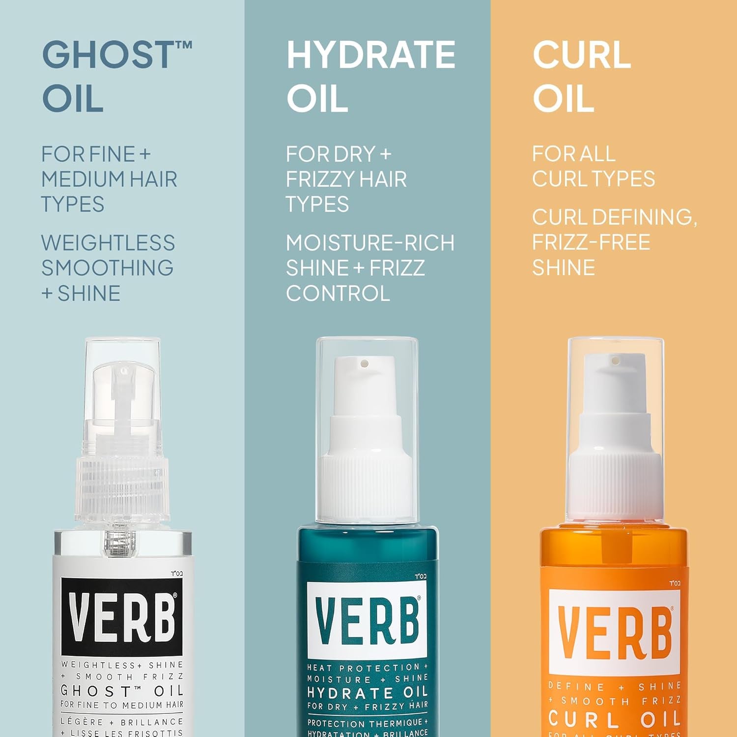 VERB Ghost Oil – Weightless Moringa-Infused Hair Oil for Frizz-Free Shine