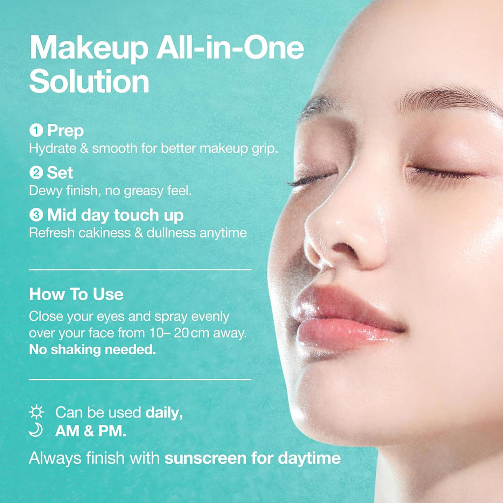 ANUA PDRN Collagen Glow Mist – Hydrating Glass Skin Serum Spray for Instant Plumping & Firmness