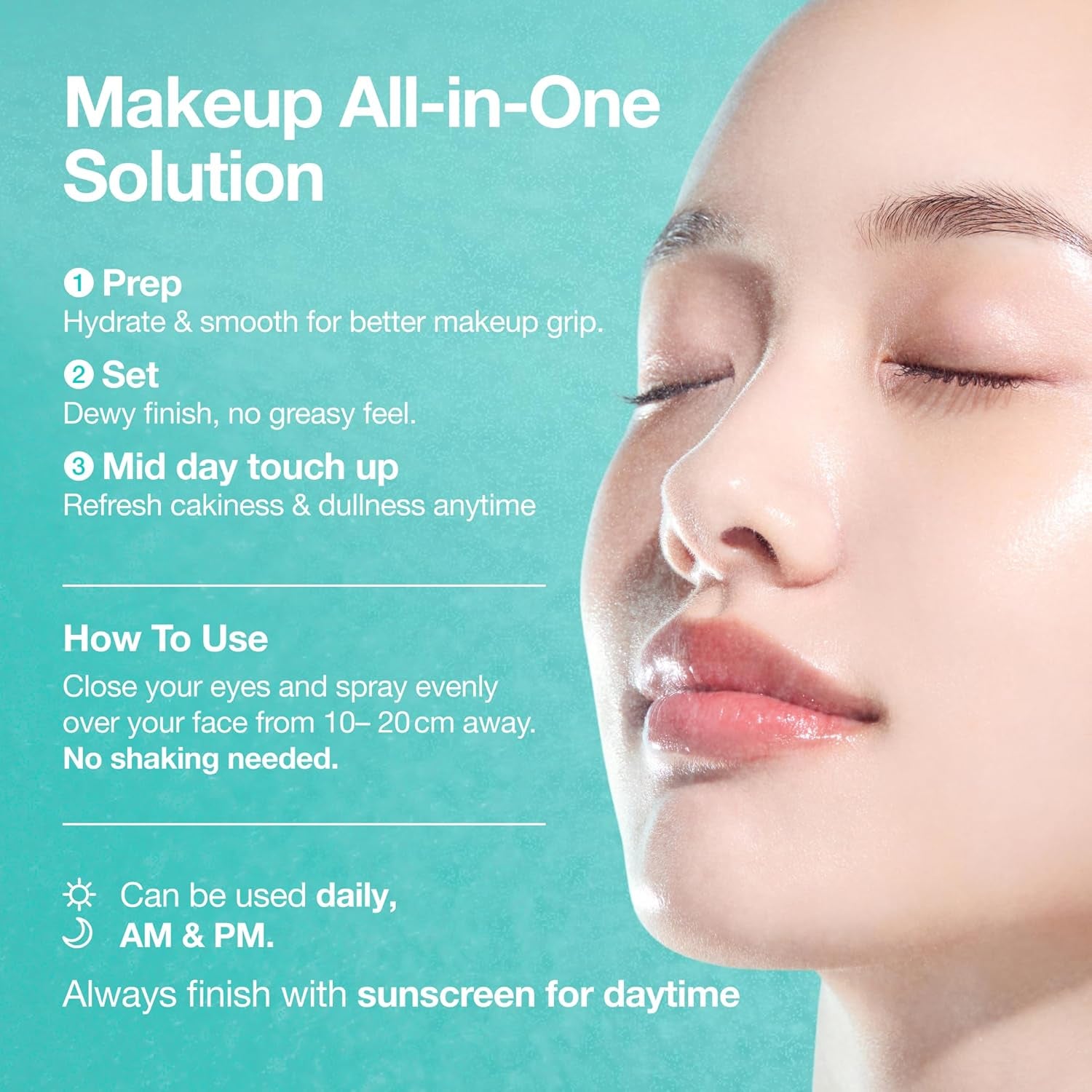 ANUA PDRN Collagen Glow Mist – Hydrating Glass Skin Serum Spray for Instant Plumping & Firmness