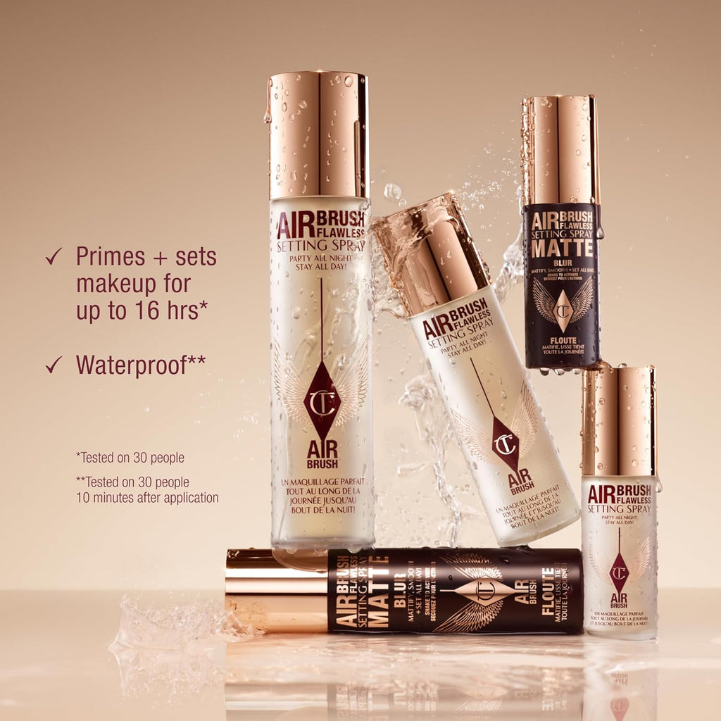 Charlotte Tilbury Airbrush Flawless Setting Spray – Hydrating 16HR Makeup Lock Mist