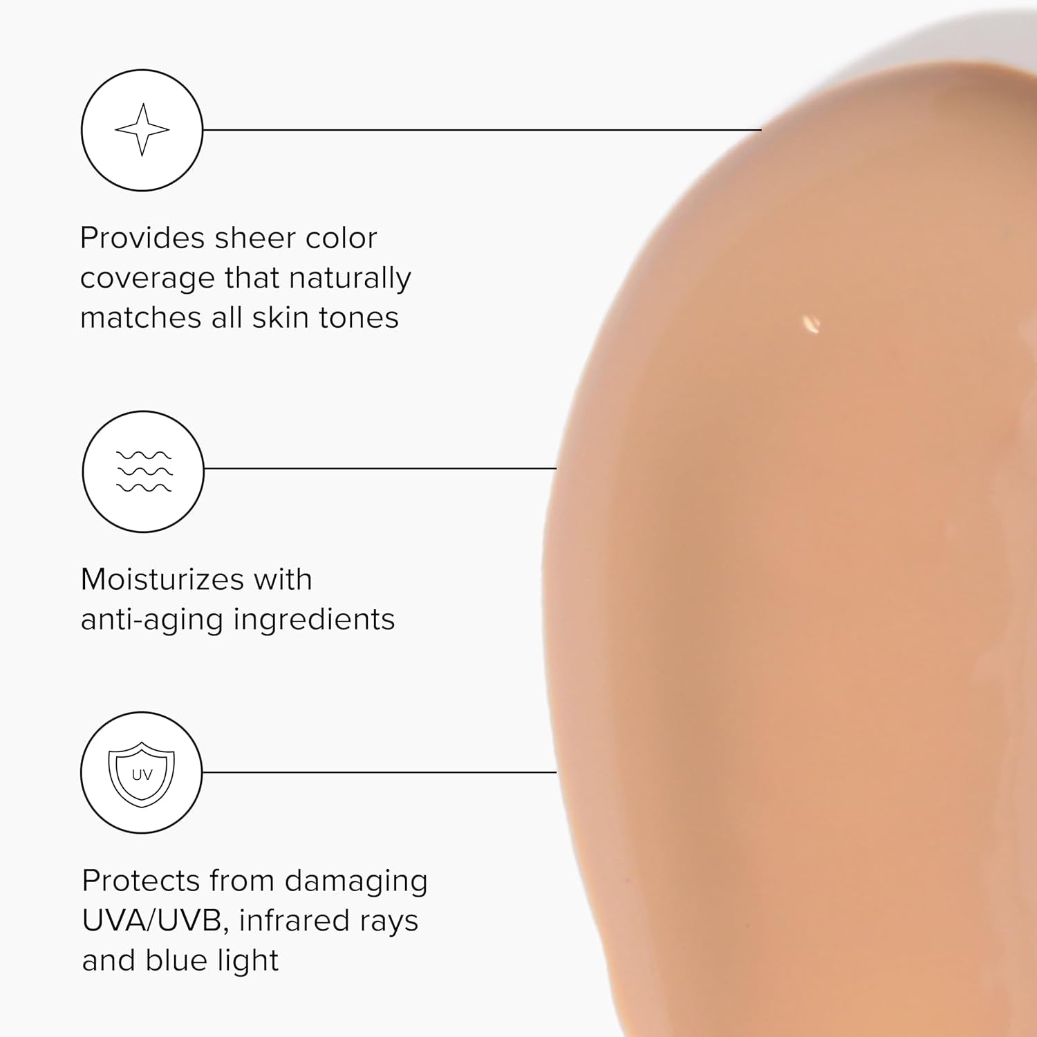 DRMTLGY GlowShield Tinted SPF 46 Moisturizer – Hydrating UV Protection