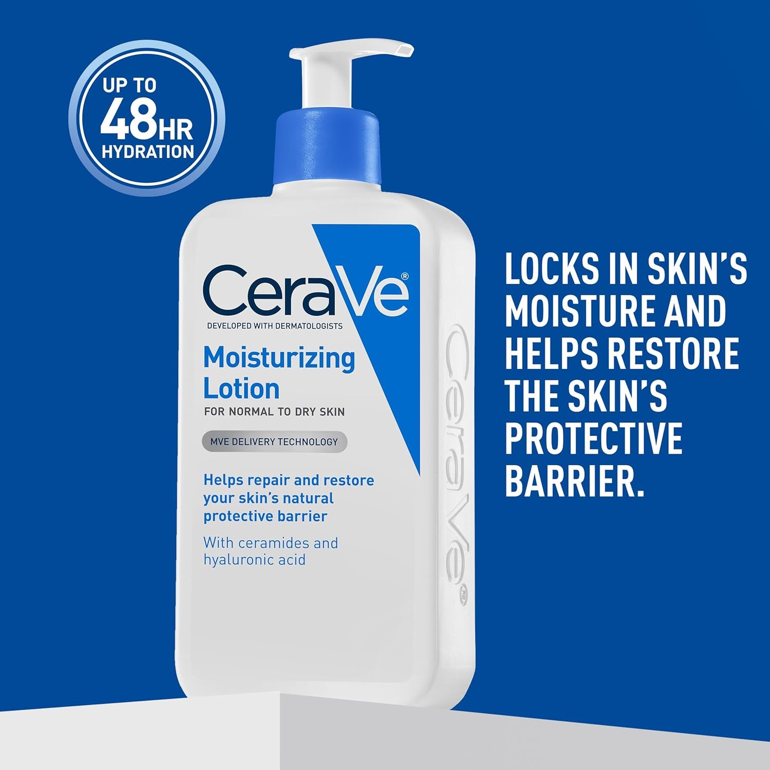 CeraVe Moisturizing Lotion with Hyaluronic Acid and Ceramides