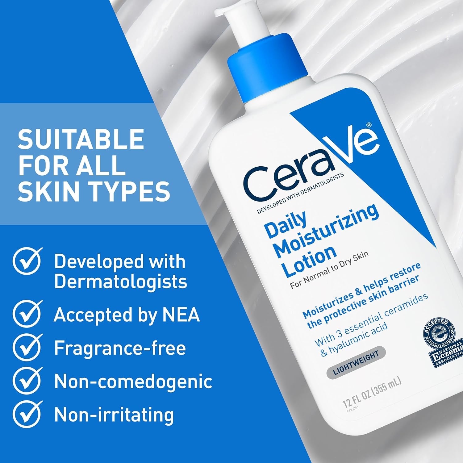 CeraVe Moisturizing Lotion with Hyaluronic Acid and Ceramides
