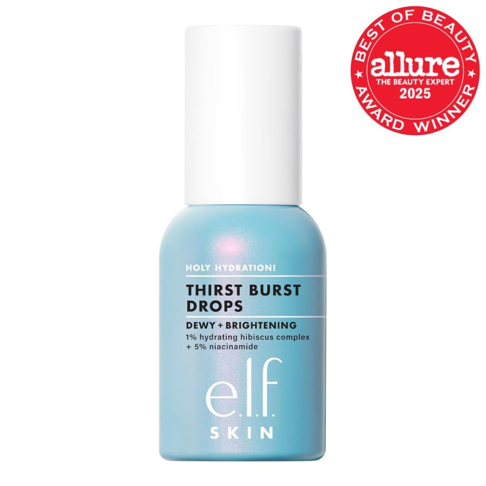 e.l.f. Holy Hydration Thirst Burst Drops – Hyaluronic Acid Radiance Serum