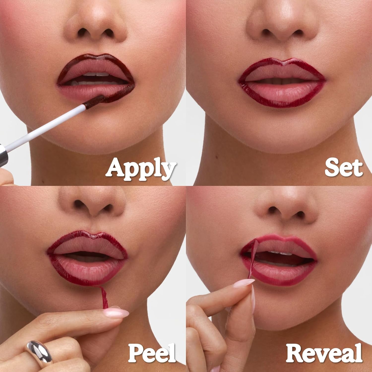 Sacheu Stay-N Peel Off Lip Liner – Waterproof Long-Lasting Lip Stain (p-INKED)