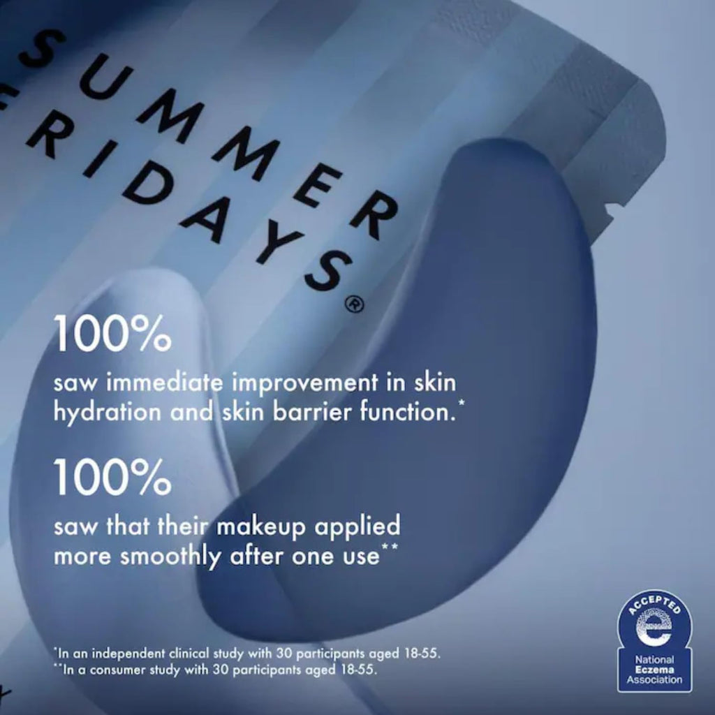 Summer Fridays Jet Lag Eye Patches – Hydrating & Depuffing Caffeine Hydrogel Under-Eye Masks (6 Pairs)