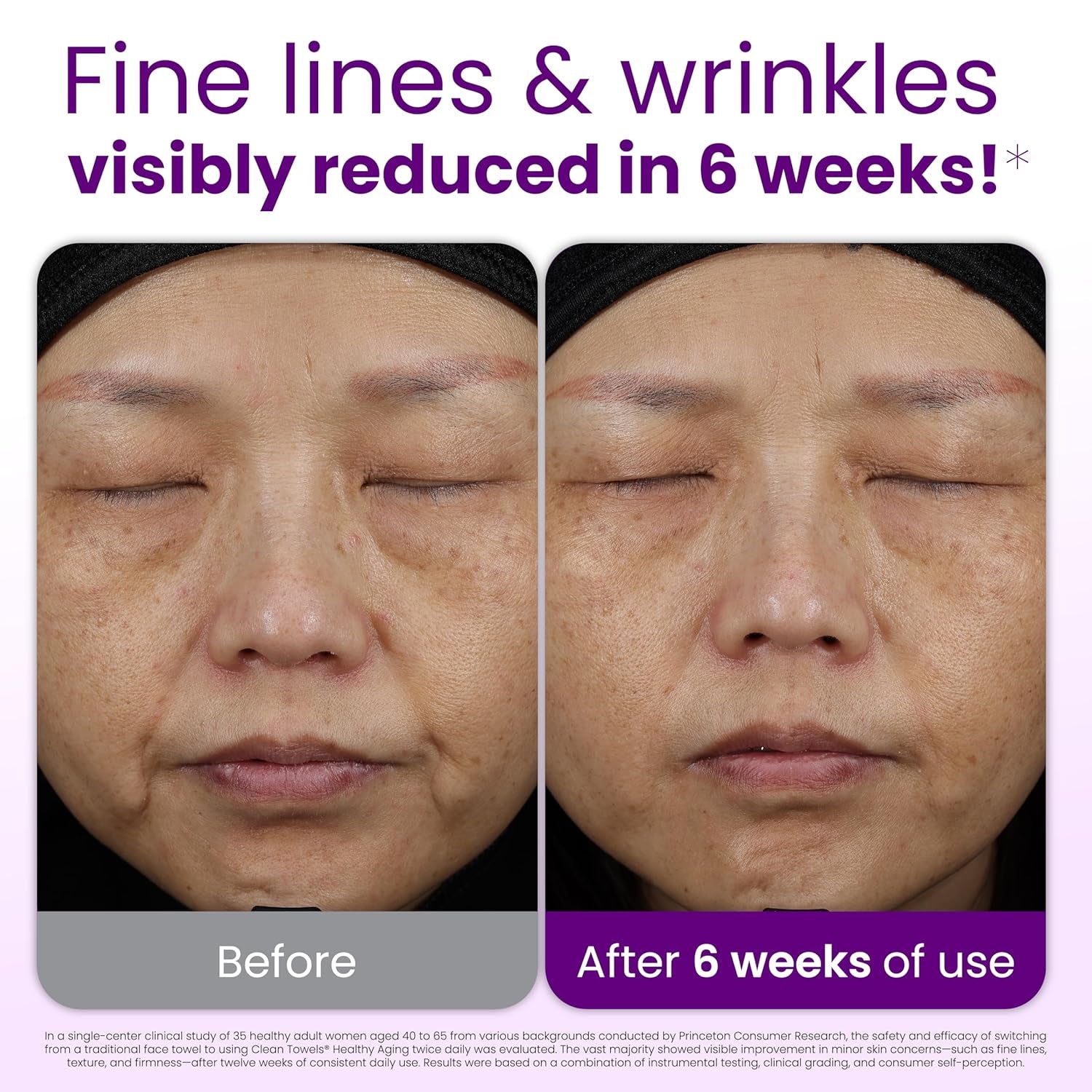 Clean Skin Club Healthy Aging Face Towels XL – Disposable Anti-Aging Clean Towels for Clear, Smooth Skin