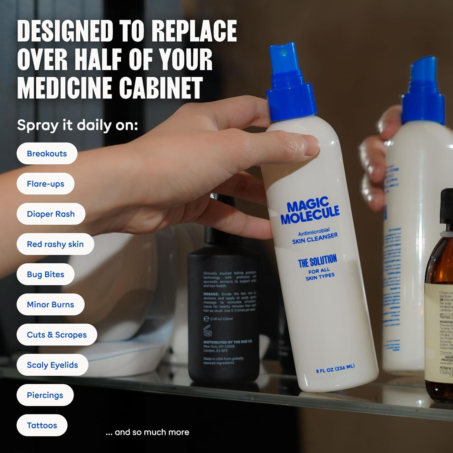Magic Molecule Hypochlorous Skin Rescue Spray – Daily Soothing Mist for Breakouts, Redness & Irritation