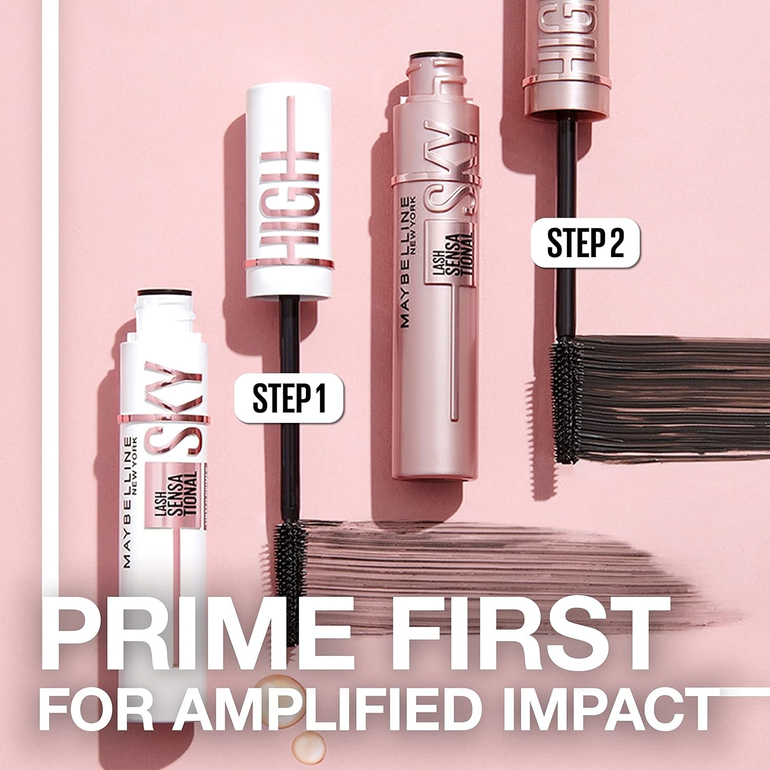 Maybelline Sky High Lash Primer – Serum-Infused Lengthening & Volumizing Mascara Base