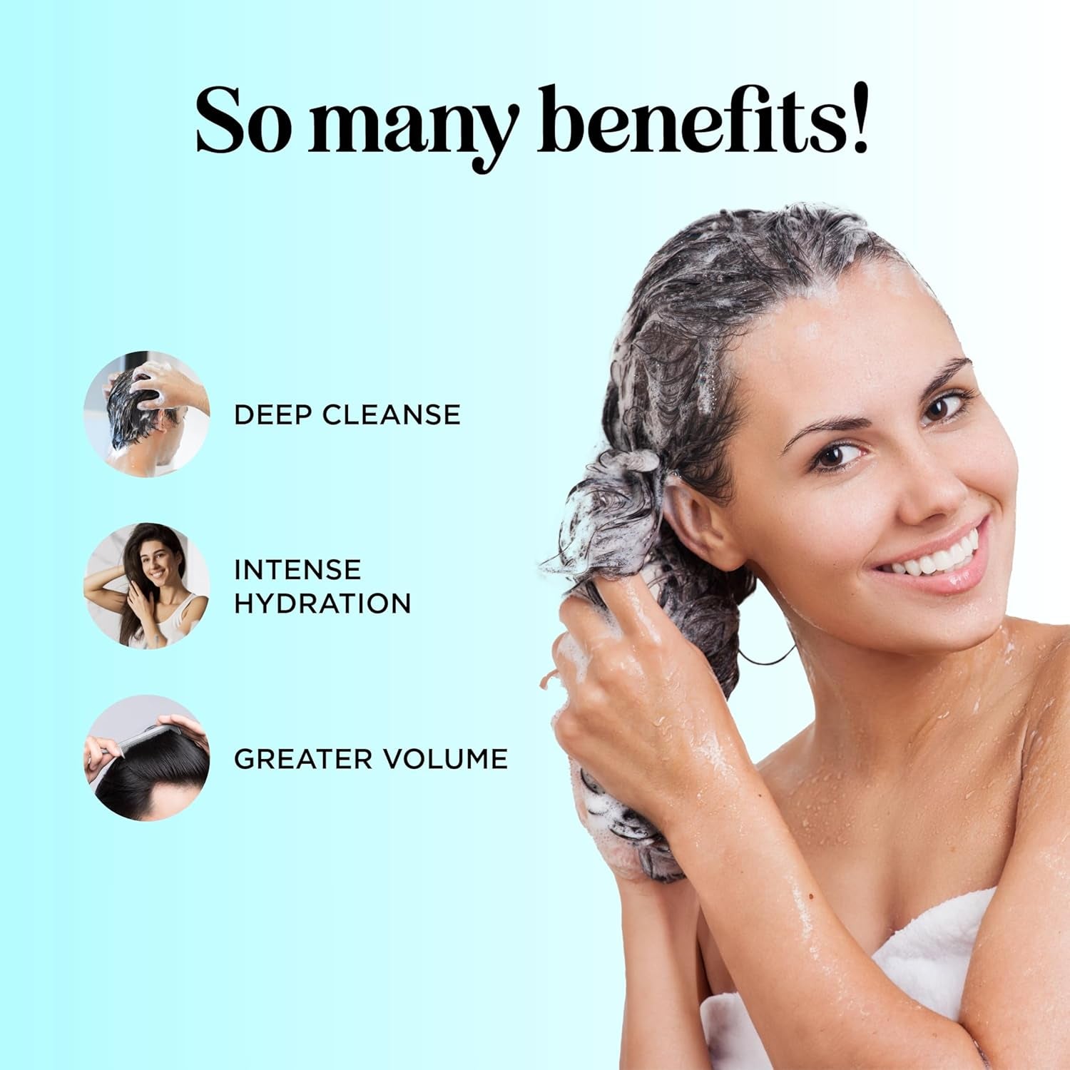 Rosemary Biotin Hair Growth Shampoo & Conditioner Set – Volumizing Sulfate-Free Thickening Duo