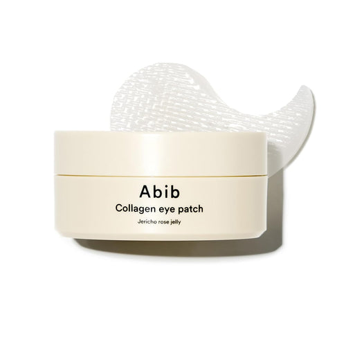 Abib Collagen Jelly Eye Patches – Jericho Rose Under-Eye Mask for Puffiness & Dark Circles (60 Patches)
