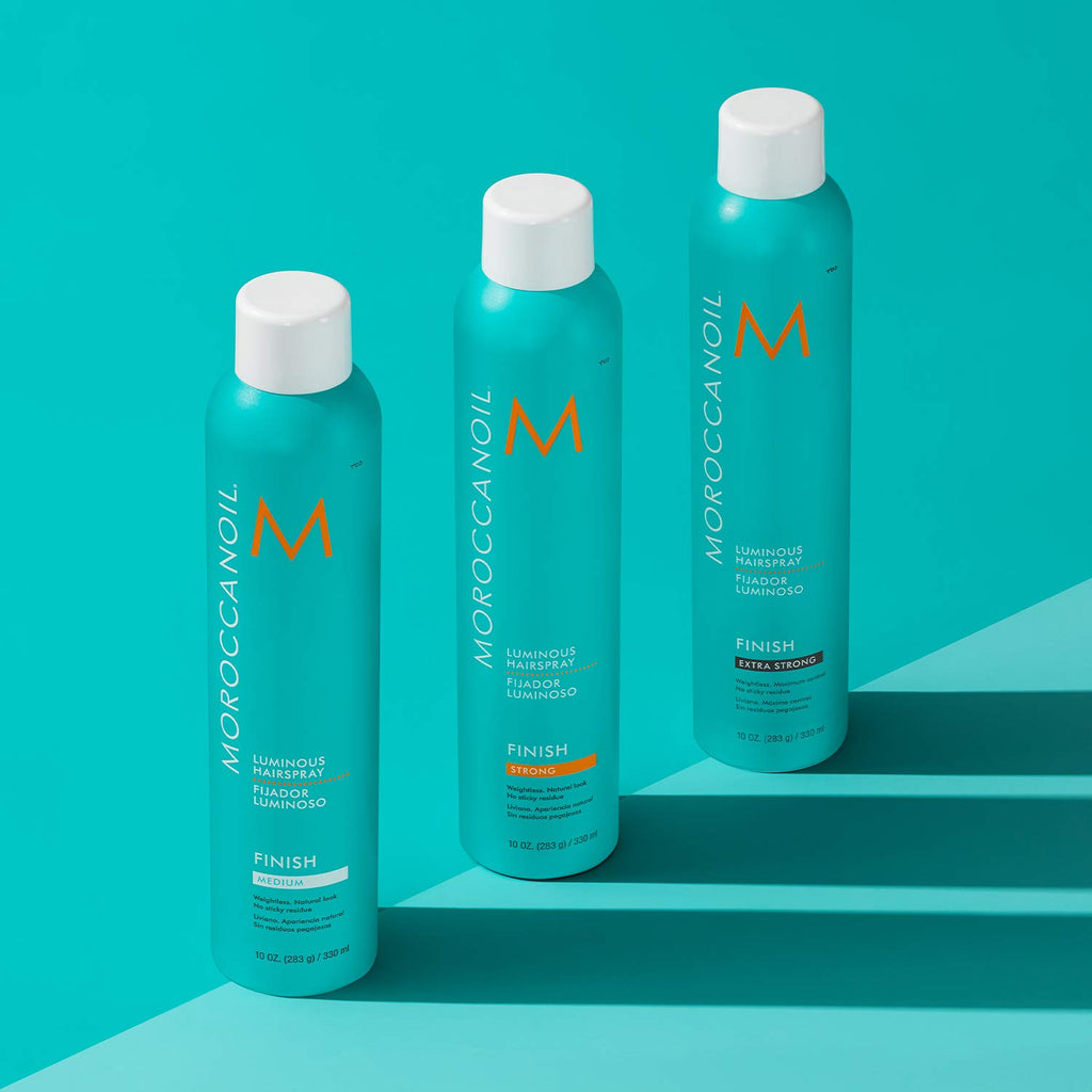 Moroccanoil Luminous Hairspray – Medium Hold Argan Oil Finish for Shine & Movement