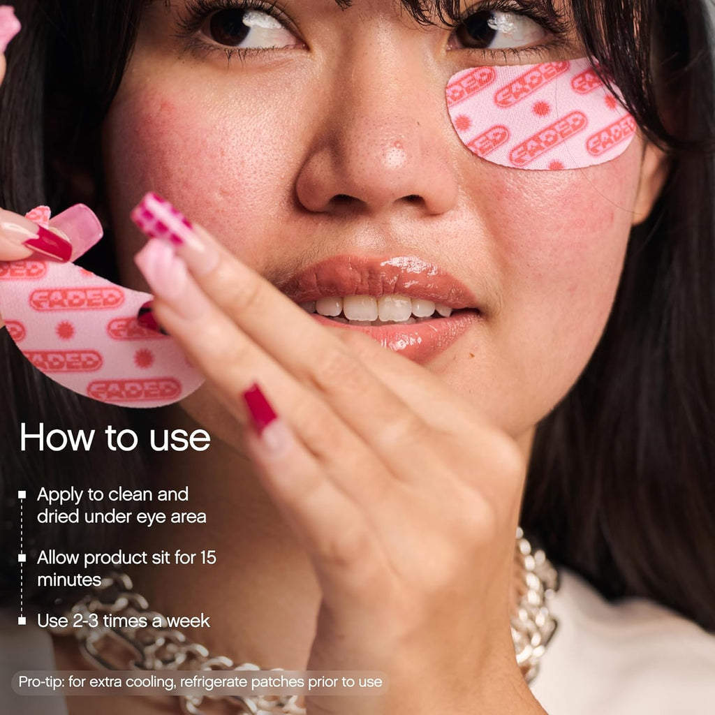 Topicals Faded Brightening Eye Masks – Depuff, Brighten & Dark Circle Repair Patches (6 Pairs)