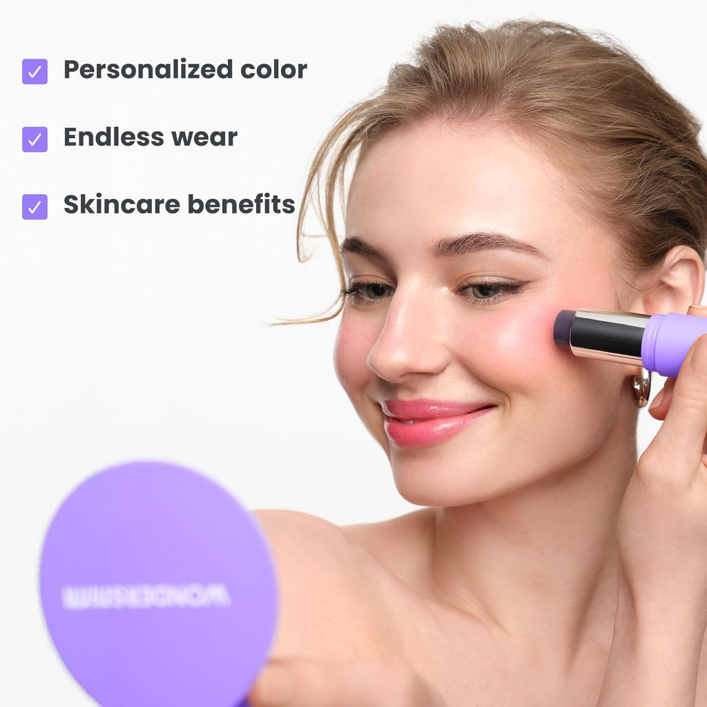Wonderskin pHlush Blush Stick – pH-Activated Multi-Use Cheek & Lip Color