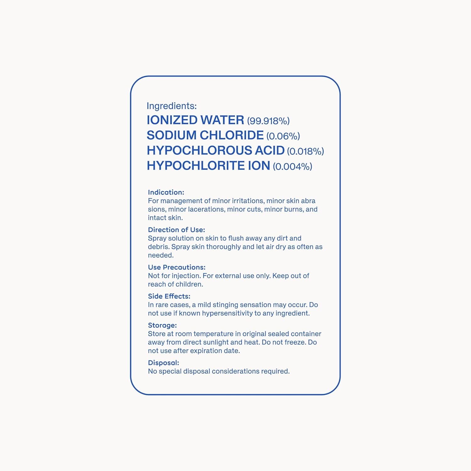 Magic Molecule Hypochlorous Skin Rescue Spray – Daily Soothing Mist for Breakouts, Redness & Irritation